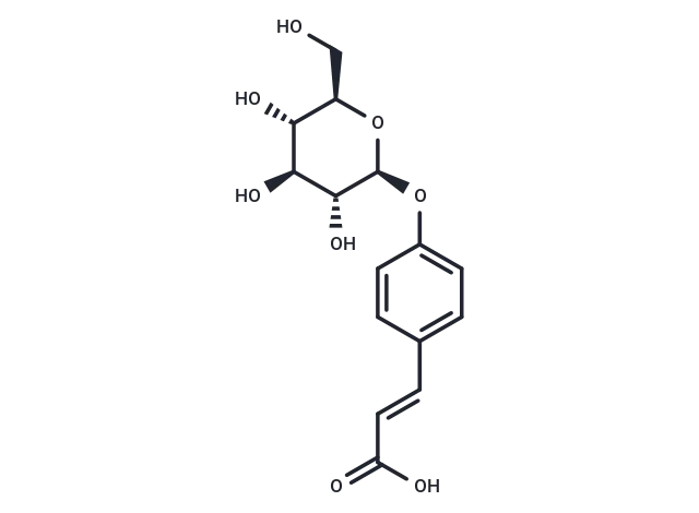 4-O-D-Glucopyranosyl-p-coumaric acid 4-O-D-Glucopyranosyl-p-coumaric acid