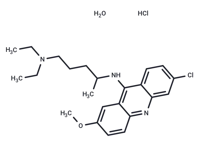 Quinacrine hydrochloride hydrate