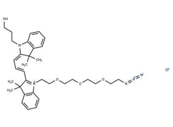 N-Hydroxypropyl-N'-(azide-PEG3)-Cy3