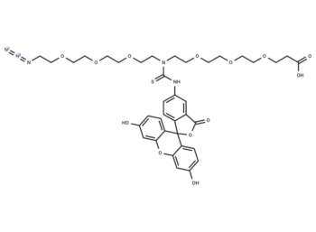 N-(Azido-PEG3)-N-Fluorescein-PEG3-acid