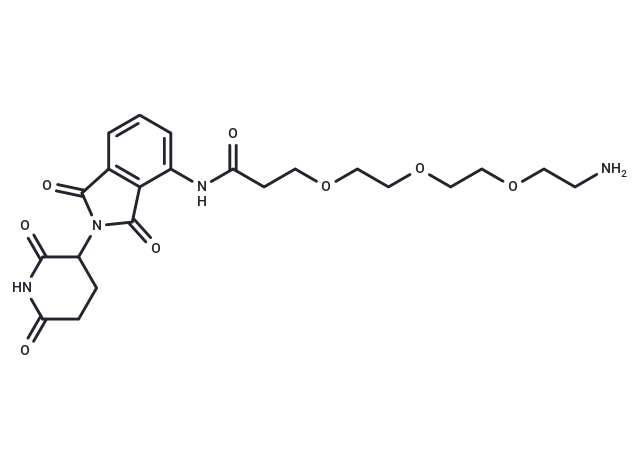Pomalidomide-amido-PEG3-C2-NH2