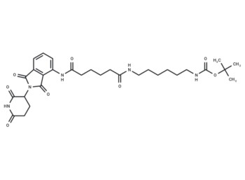 Pomalidomide-amido-C4-amido-C6-NH-Boc