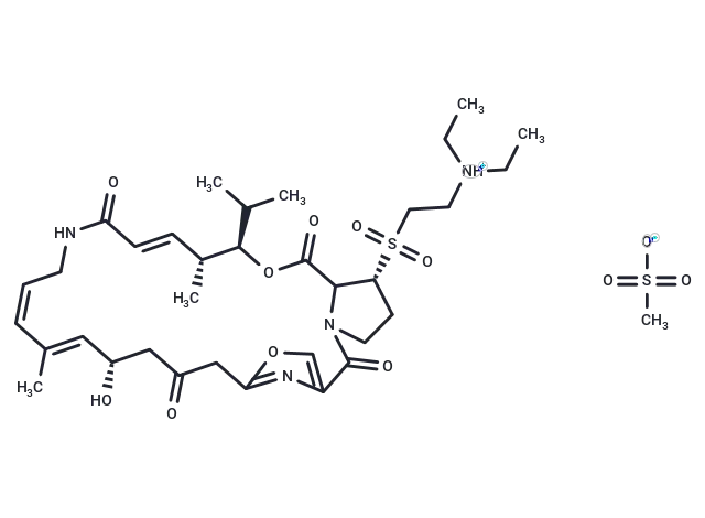 Dalfopristin (mesylate) (112362-50-2 free base)