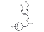 Tropanyl 3-hydroxy-4-methoxycinnamate 1 Tropanyl 3-hydroxy-4-methoxycinnamate