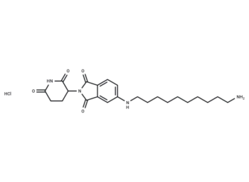 Pomalidomide-5-C10-NH2 hydrochloride