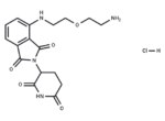 Thalidomide-NH-PEG1-NH2 hydrochloride