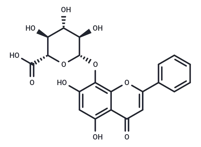 Norwogonin-8-O-glucuronide