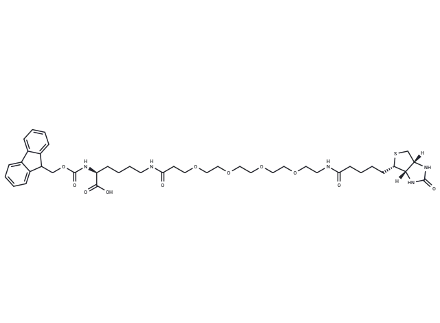 Fmoc-Lys (biotin-PEG4)-OH CgoaEWY7QEyEUKYlAAAAACIl5NA629- Immunomart