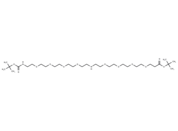 N-(Boc-PEG4)-NH-PEG4-NH-Boc