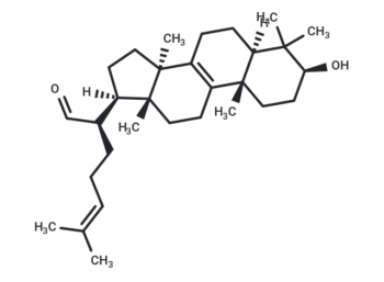 3β-Hydroxylanosta-8,24-dien-21-al