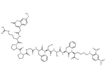 Mca-(ala7,lys(dnp)9)-bradykinin