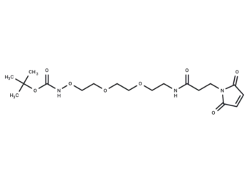 Mal-amide-PEG2-oxyamine-Boc