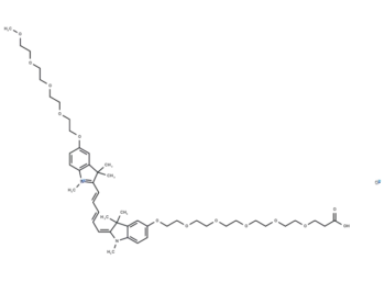 N-methyl-N'-methyl-O-(m-PEG4)-O'-(acid-PEG5)-Cy5