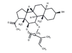 11α-O-Tigloyl-12β-O-acetyltenacigenin B 1 11α-O-Tigloyl-12β-O-acetyltenacigenin B