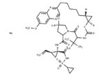 Grazoprevir sodium salt