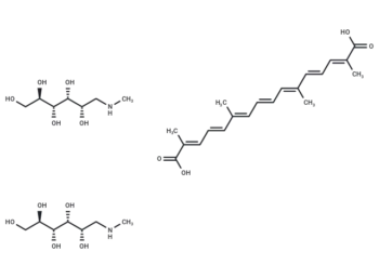 Transcrocetin meglumine salt