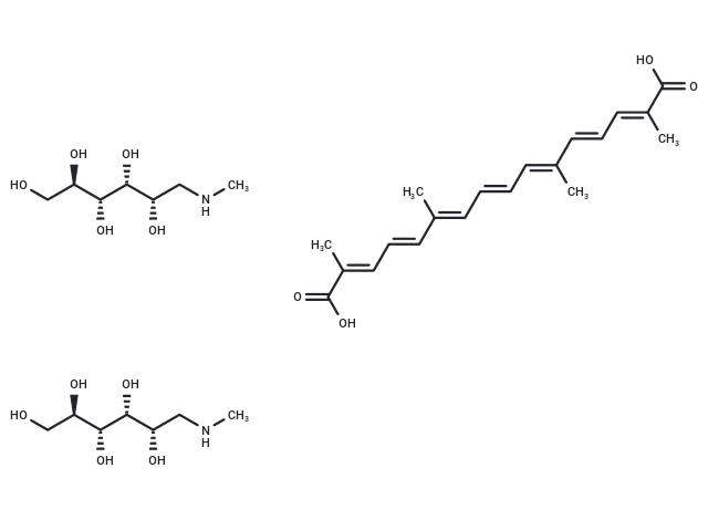 Transcrocetin meglumine salt Transcrocetin meglumine salt