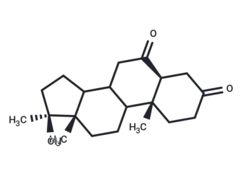 17-hydroxy-17-methylandrostane-3,6-dione