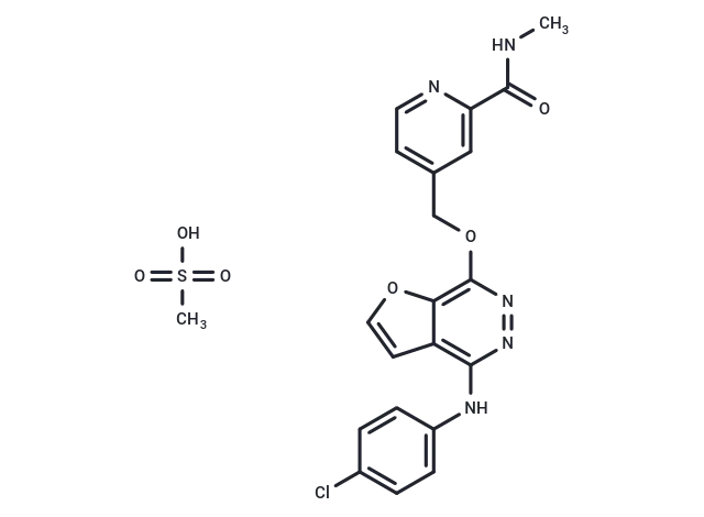 Telatinib mesylate