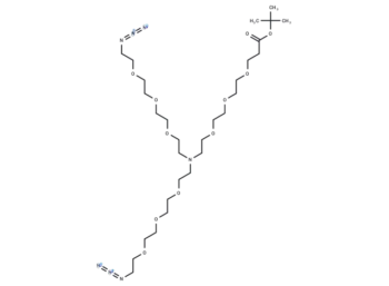 N-(Boc-PEG3)-N-bis(PEG3-azide)