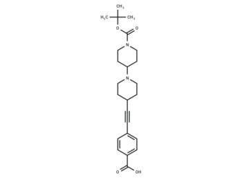 Boc-bipiperidine-ethynylbenzoic acid