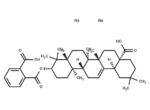 Oleanolic acid hemiphthalate disodium salt