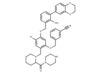 BMS-1166-N-piperidine-CO-N-piperazine