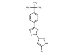 5-(3-bromo-4,5-dihydroisoxazol-5-yl)-3-(4-(tert-butyl)phenyl)-1,2,4-oxadiazole 1 5-(3-bromo-4