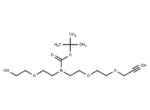 N-(PEG1-OH)-N-Boc-PEG2-propargyl
