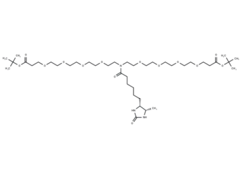 N-Desthiobiotin-N-bis(PEG4-t-butyl ester)