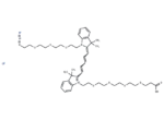 N-(Azide-PEG3)-N’-(PEG4-acid)-Cy5