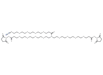 N-(Azido-PEG4)-N-bis(PEG4-NHS ester)
