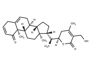 (22R)-27-Hydroxy-1-oxowitha-2,5,24-trienolide