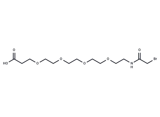 Bromoacetamido-PEG4-acid