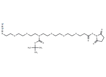 N-(Azido-PEG2)-N-Boc-PEG3-NHS ester