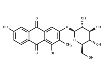 3-(β-D-Glucopyranosyloxy)-1,6-dihydroxy-2-methyl-9,10-anthracenedione