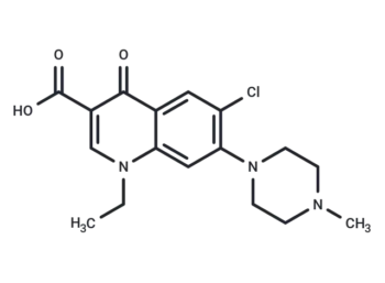 6-chloro-1-ethyl-7-(4-methylpiperazin-1-yl)-4-oxo-1,4-dihydroquinoline-3-carboxylic acid