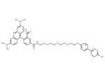TAMRA-PEG4-methyltetrazine 1 TAMRA-PEG4-methyltetrazine