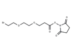 Bromo-PEG2-NHS ester