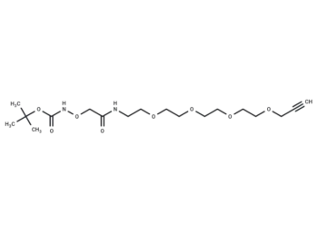 Boc-aminooxy-amide-PEG4-propargyl