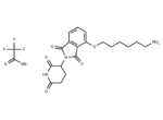 Thalidomide-O-C6-NH2 TFA 1 Thalidomide-O-C6-NH2 TFA
