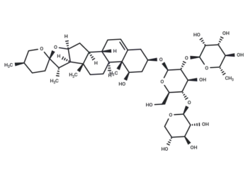 (25R)-Ruscogenin-3-yl α-L-rhamnopyranosyl-(1→2)-[β-D-xylopyranosyl-(1→4)]-β-D-glucopyranoside