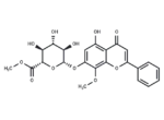 Wogonin 7-O-beta-D-glucuronide methyl ester