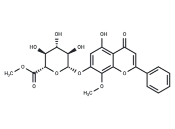 Wogonin 7-O-beta-D-glucuronide methyl ester