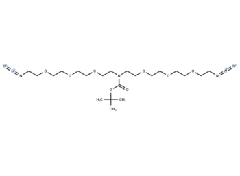N-Boc-N-bis(PEG3-azide)
