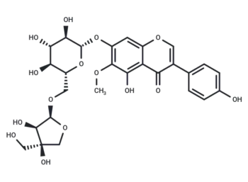 Tectorigenin, 7-O-[?-D-Apiofuranosyl-(1-6)-?-D-glu