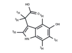5-Hydroxyindole-3-acetic Acid-d6