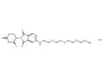 Thalidomide-5-NH-PEG3-NH2 hydrochloride