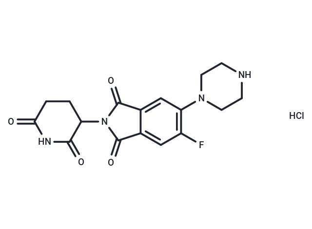 Thalidomide-Piperazine 5-fluoride hydrochloride CgoaEWZ9RmuEeTe7AAAAAIGtD40722- Immunomart