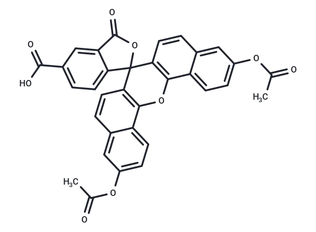 5(6)-Carboxynaphthofluorescein diacetate